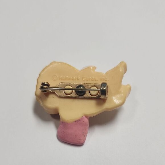 Hallmark Cards St Valentine's Day Cupid Baby Pin Vintage Brooch - Picture 3 of 4